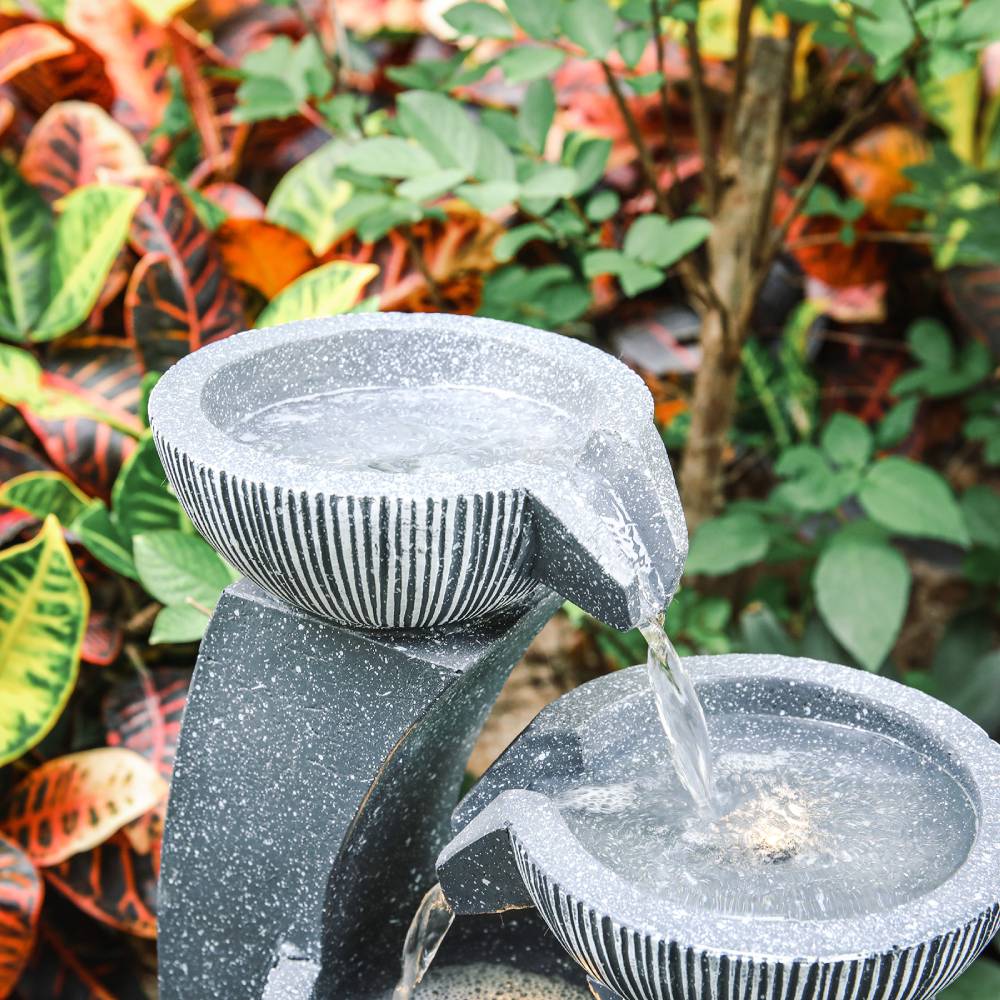 Water Fountain Rockery Decoration Solar Powered Outdoor