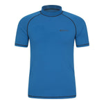 Mens Uv Protection Rash Guard | Small | Blue