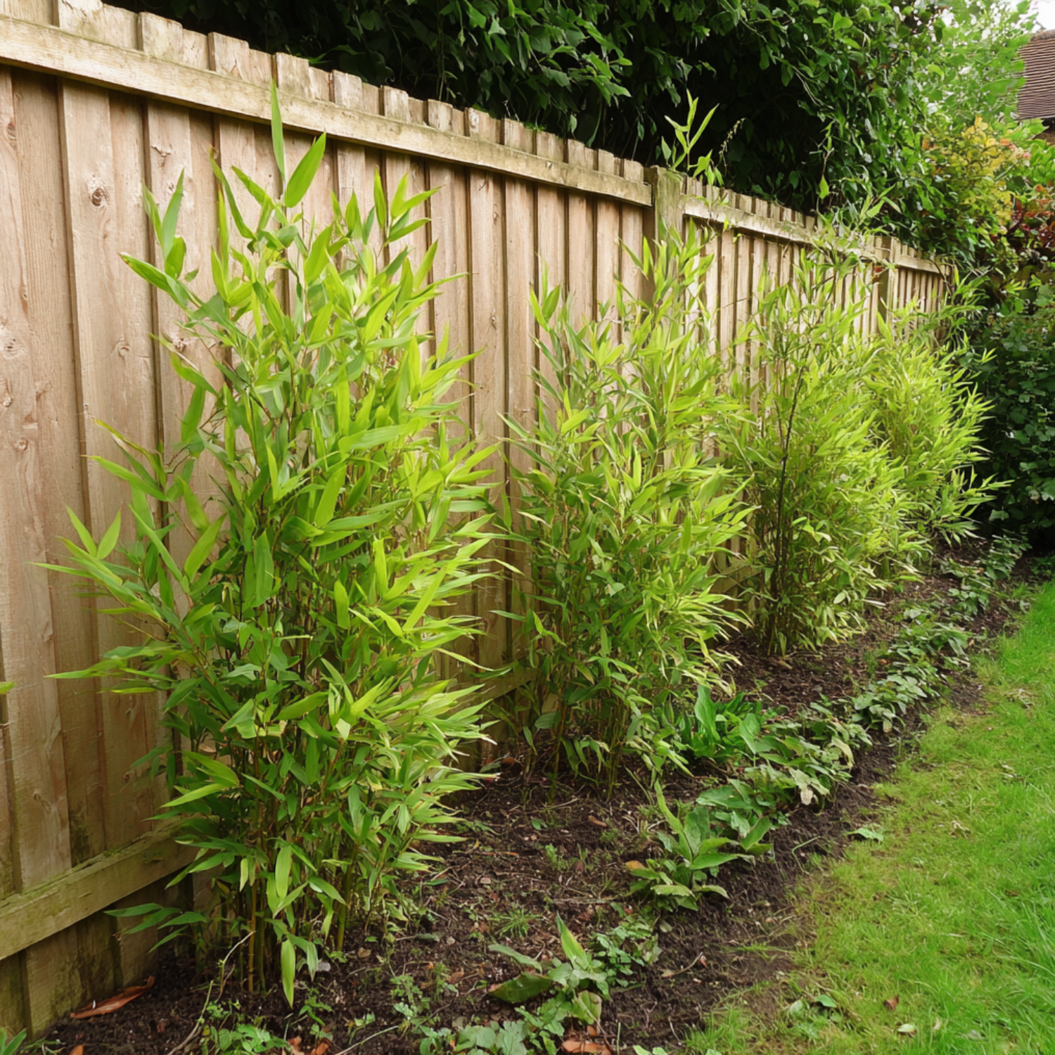 Chinese Fountain Bamboo - 4 Pcs. - Fargesia Nitida 'gansu' - H50-70cm - ⌀17cm | Set of 4 | Green