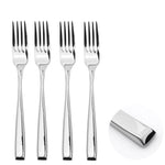 Cutlery Sets Stainless Steel 18/8 Forks Spoons Catering Taper | Set of 12 | Silver