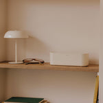 Bathroom Organiser Storage Box Freestanding Alife Collection | Pale Green