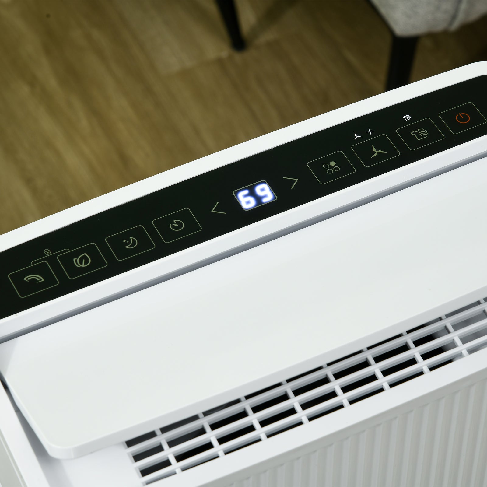 16l Per Day Quiet Air Dehumidifier With Purifier Uvc Timer | One Size | White
