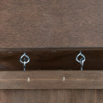 Wood Indoor Rabbit Hutch Elevated 2-floor Guineas Pigs Cage W/ Wheels | Brown