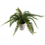 40cm Artificial Fern Bush In Decorative Planter