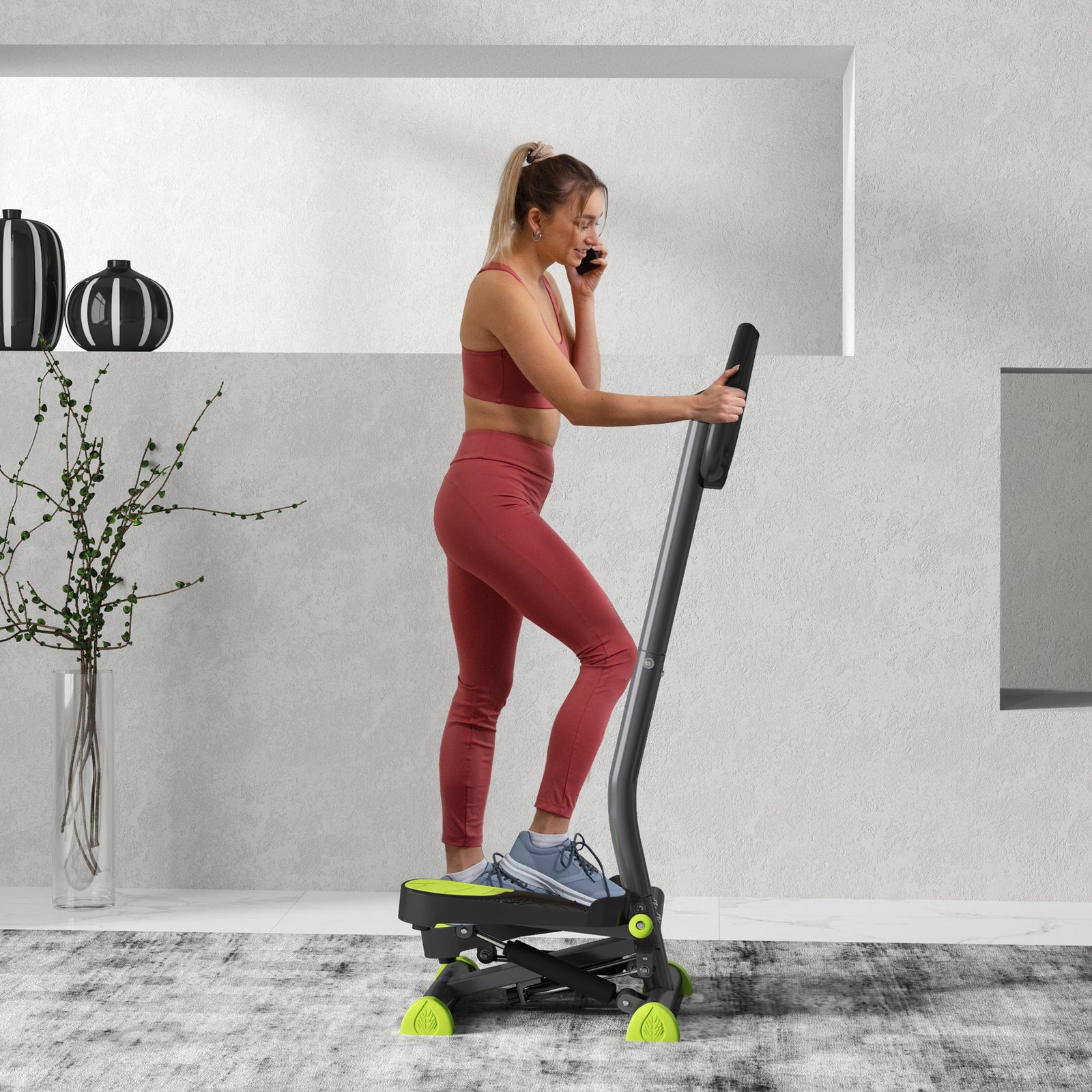 Twister Stepper Step Machine With Adjustable Resistance