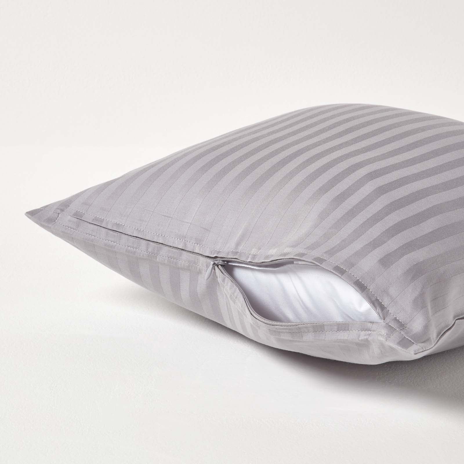 European Size Egyptian Cotton Pillowcase 330 Tc | 40cm x 40cm | Grey