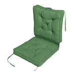 Cotton Travel Support Booster Cushion | 50cm x 50cm | Forest Green