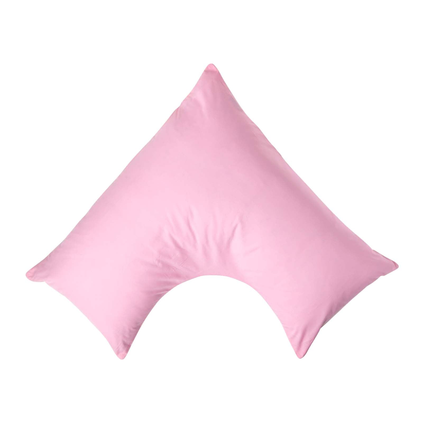 Egyptian Cotton V Shaped Pillowcase 200 Tc | V Shape | Pink