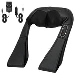HOMCOM Neck Massager With Heat, Deep Tissue Shiatsu 3d Kneading Massager