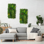 Alina Artificial Wall Tile | 50cm x 100cm | Green