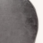 Milano Velvet Bean Bag Pouffe | Charcoal