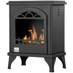 Free Standing Bio Ethanol Fireplace Heater With 0.9l Tank