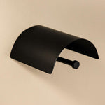 Paper Holder With Cover Matt Black Logic