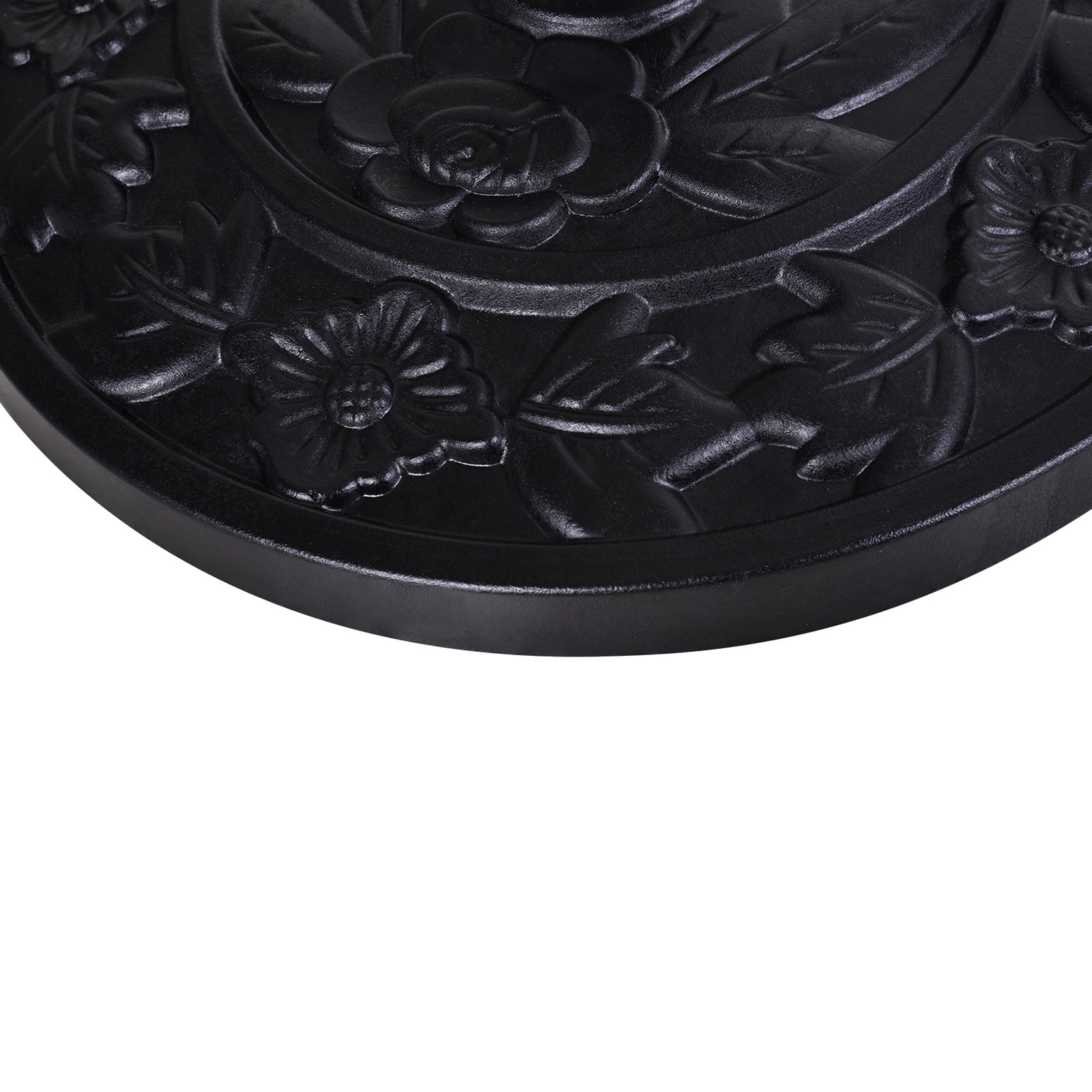 9kg Half Round Parasol Umbrella Base Resin Outdoor Garden