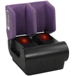 HOMCOM 2 In 1 Foot Massager Machine & Ottoman With Heat