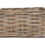 Rattan Rectangular Grey Rattan Storage Baskets | Medium | Gray