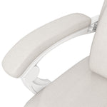 Home Office Swivel Chair W/ Footrest | White