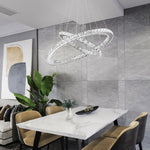 Modern Adjustable Crystal Led Pendant Light