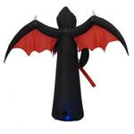 8ft Halloween Inflatable Grim Reaper With Built-in Led Lights
