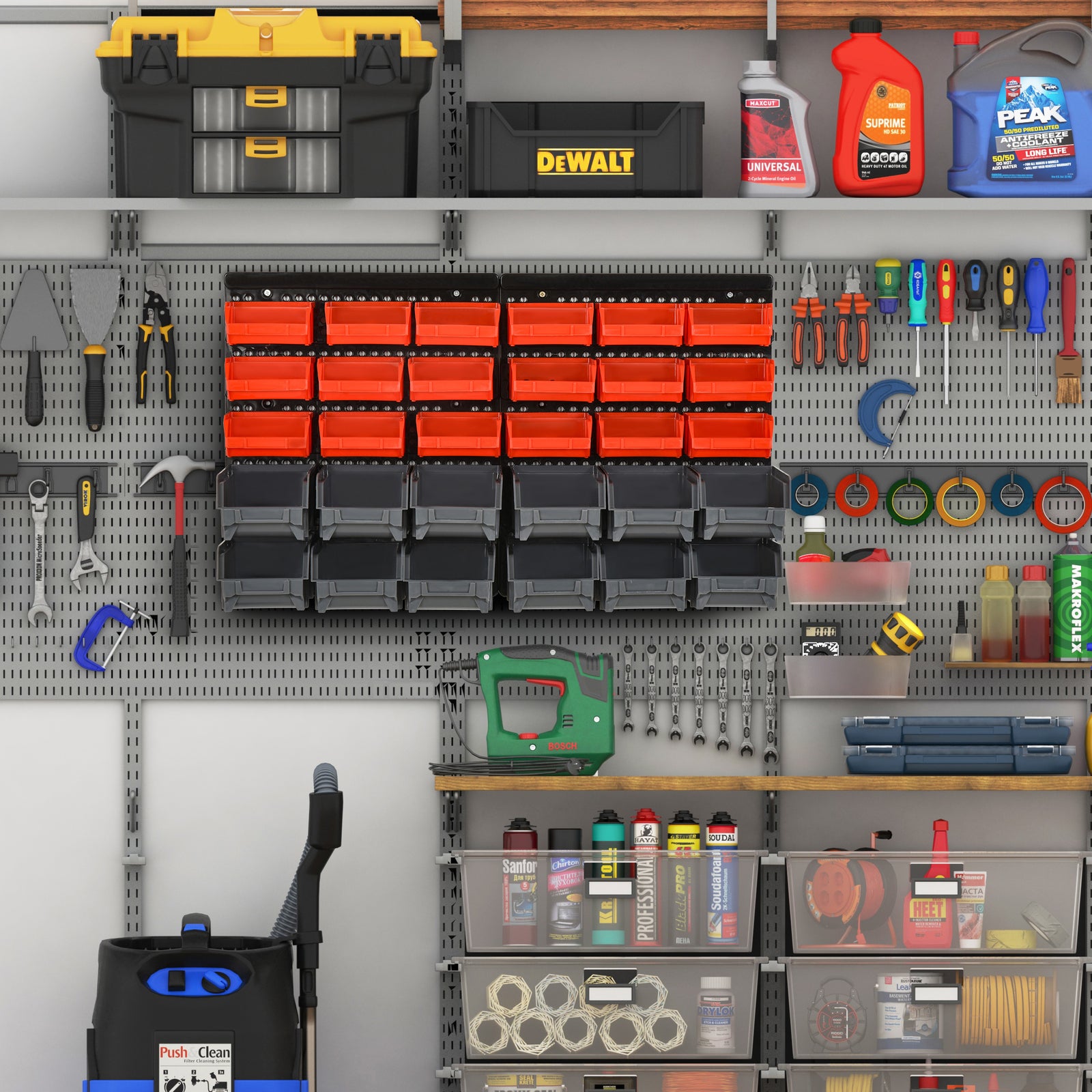 30 Cubbie On-wall Storage Board