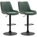 Adjustable Bar Chairs 360° Swivel Kitchen | Green