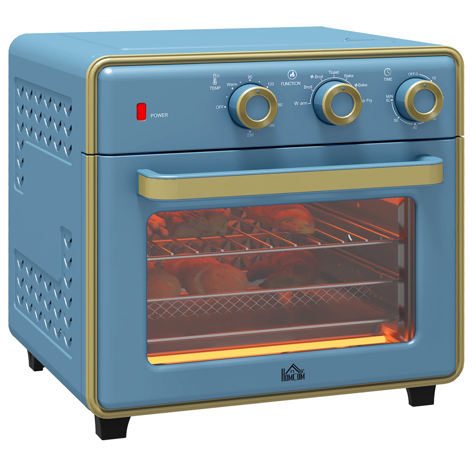 20l Mini Oven With Adjustable Temperature 60 Min Time | One Size | Blue
