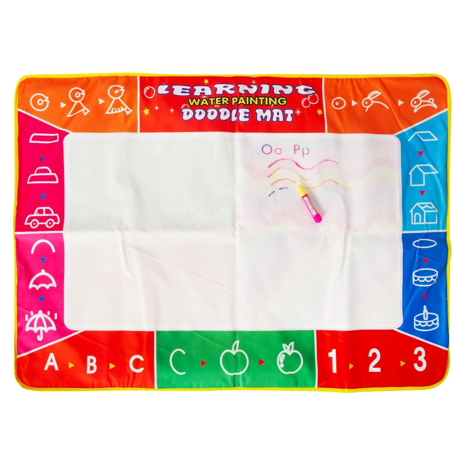 Doodle Water Painting Aqua Mat With 2 Water Pens Large Size, 100cm X 70cm