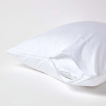 Organic Cotton European Size Pillowcase 400 Tc | 80cm x 80cm | White