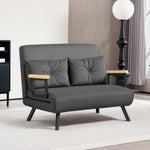 Click Clack 2 Seater Sofa Bed For Living Room, Guest Room | Dark Grey