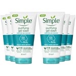 6pk X 150ml Daily Skin Detox Purifying Face Wash | Set of 6 | White