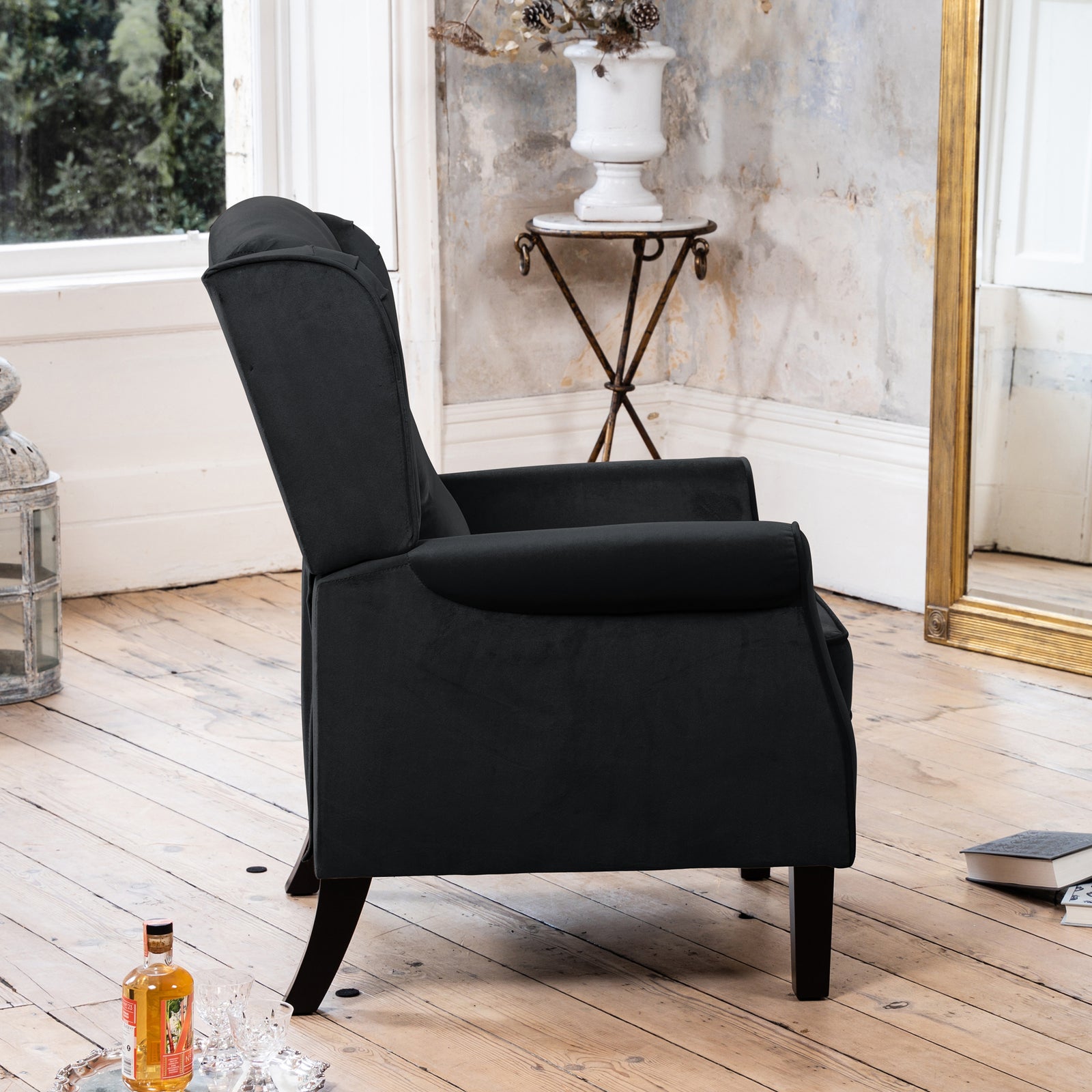 Barksdale Recliner Armchair | Black