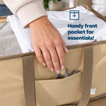 Livivo Collapsible 45l Laundry Basket With Detachable Carrying Strap