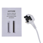 Smart Bladeless Tower Fan With Remote, 12-speed Cooling, 90° Oscillation, Air Purification & 12h Timer