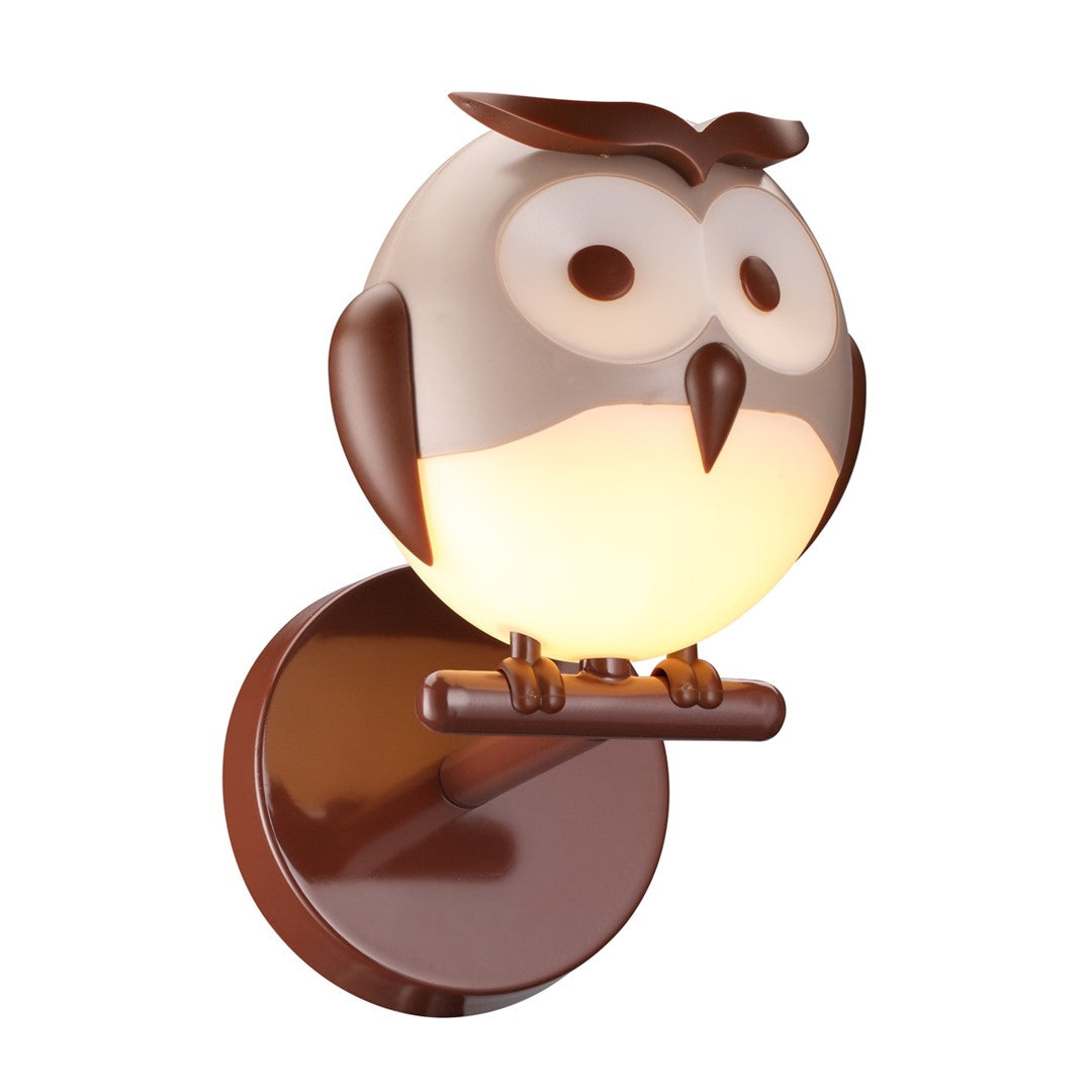 Owl Wall Lamp 1xg9 Part Of The Nature Themed Childrens Range Great For Bedroom Nursery Or Playhouse Safe And Comforting