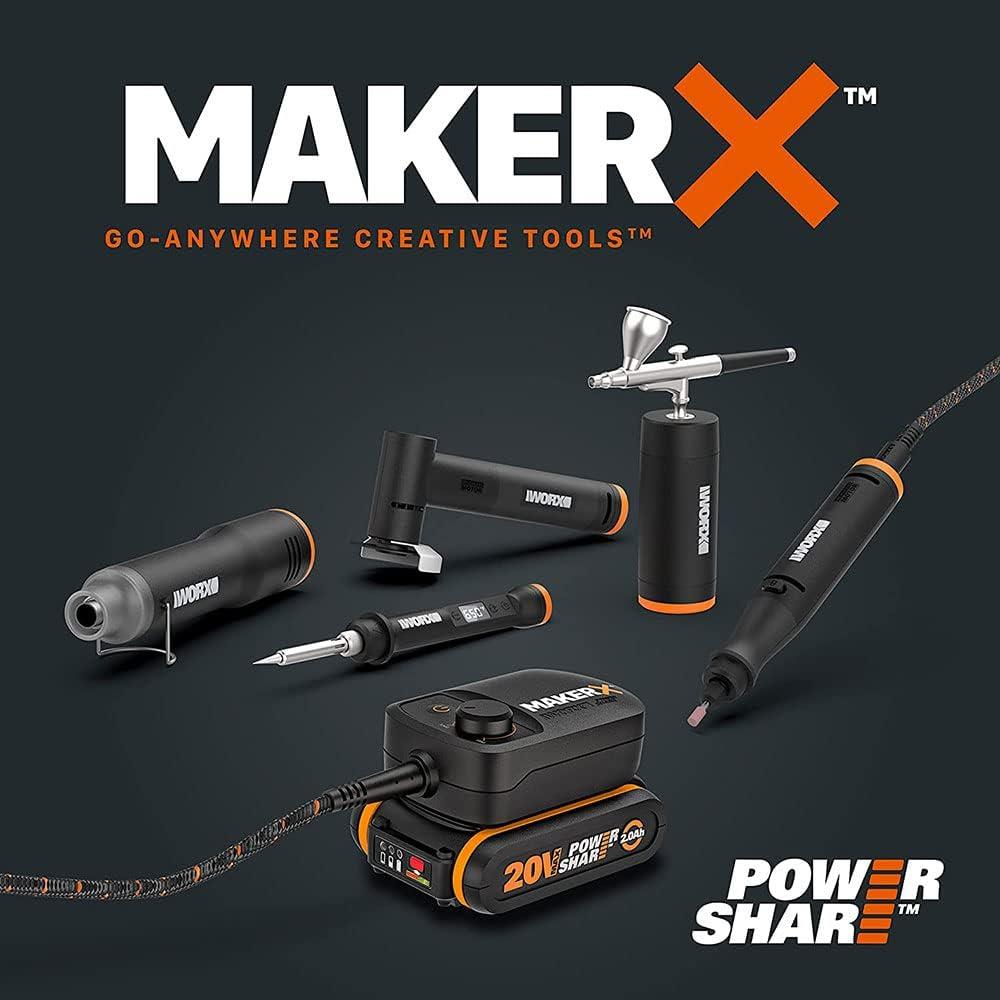 MakerX 20V Soldering Kit – Wood & Metal Crafting Tool | WX744.9