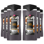 Black Vanilla Body Wash With 12hrs Of Freshness For Men 400ml, 6 Pack | Set of 6