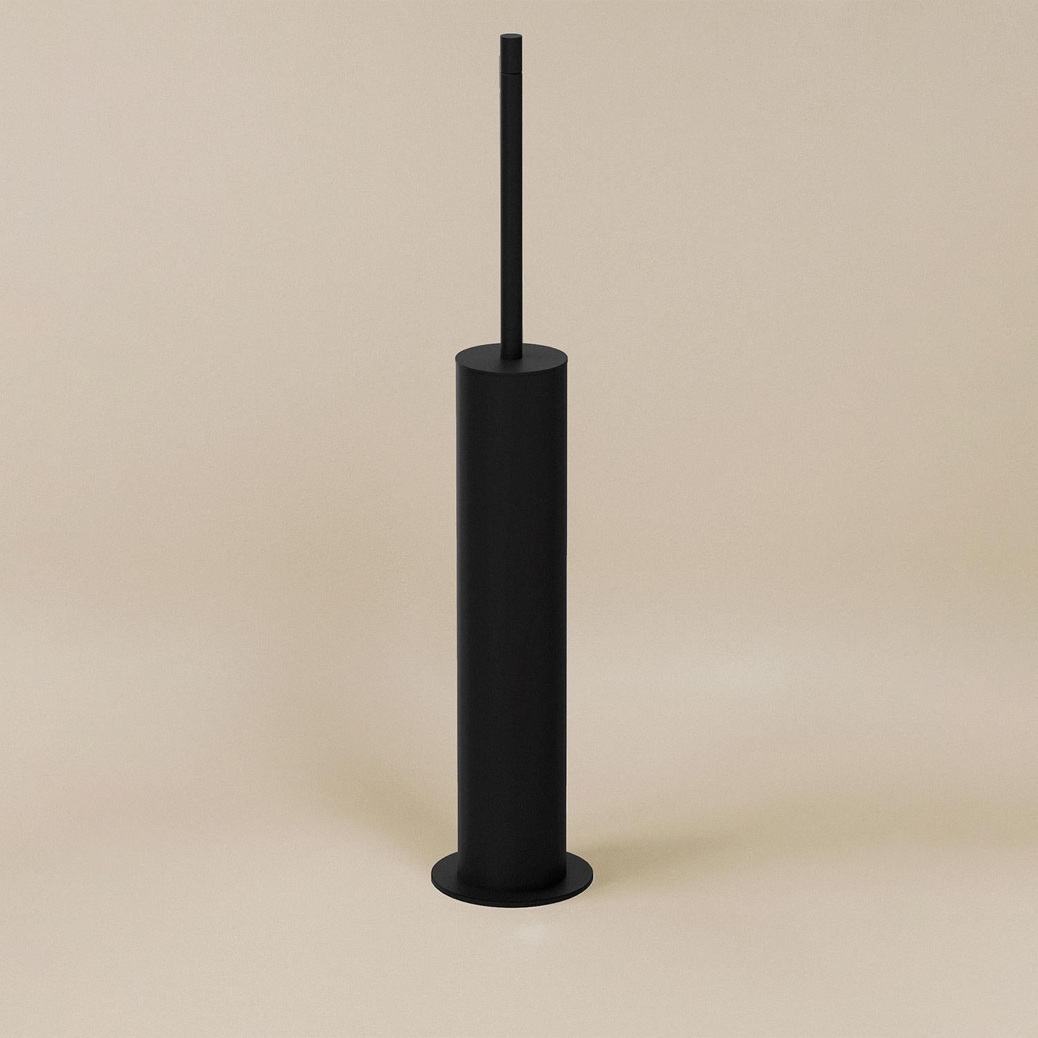 Toilet Brush & Holder, Matt Black, Micra Collection