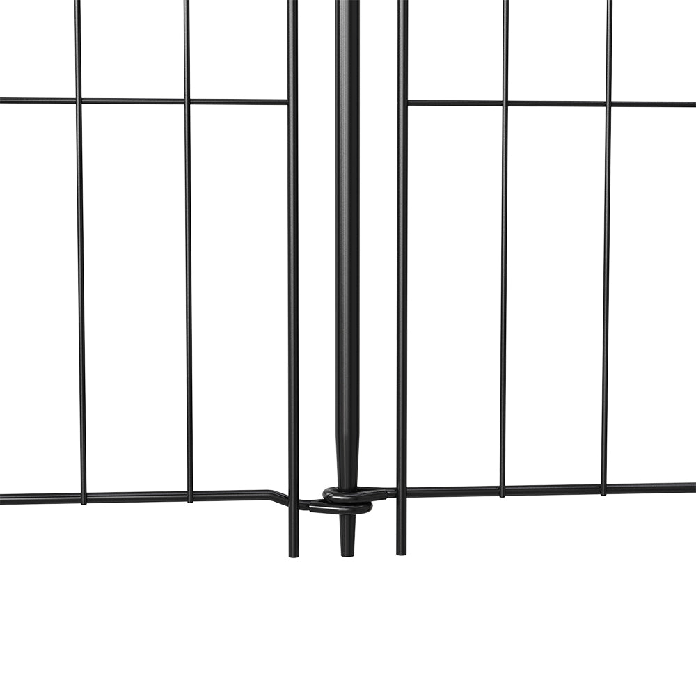 Breeins 10pcs Metal Garden Fences