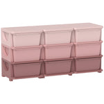 Kids Storage Units With Drawers 3 Tier Chest Dresser Tower | Pink
