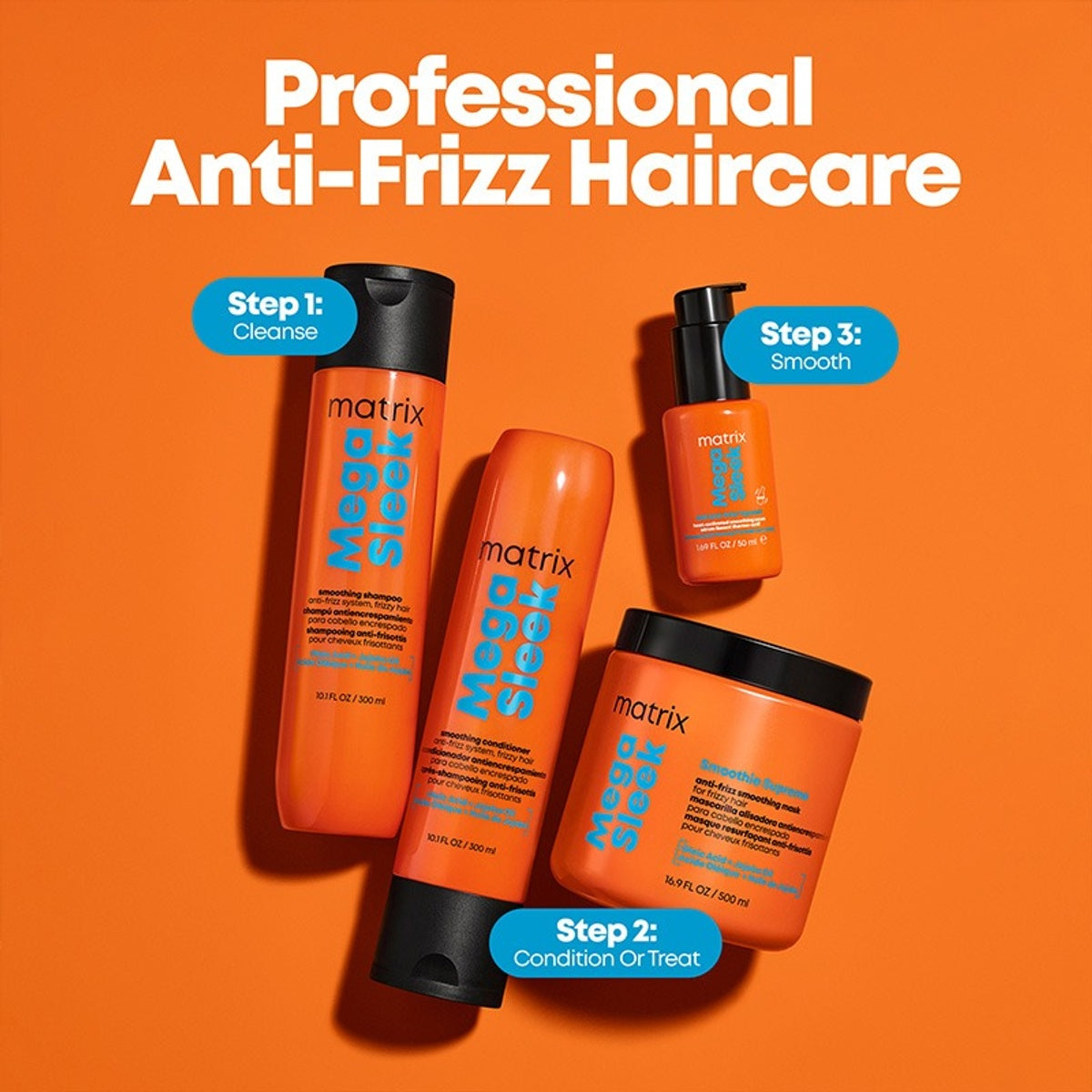 Mega Sleek Anti-frizz Topcoat 50ml