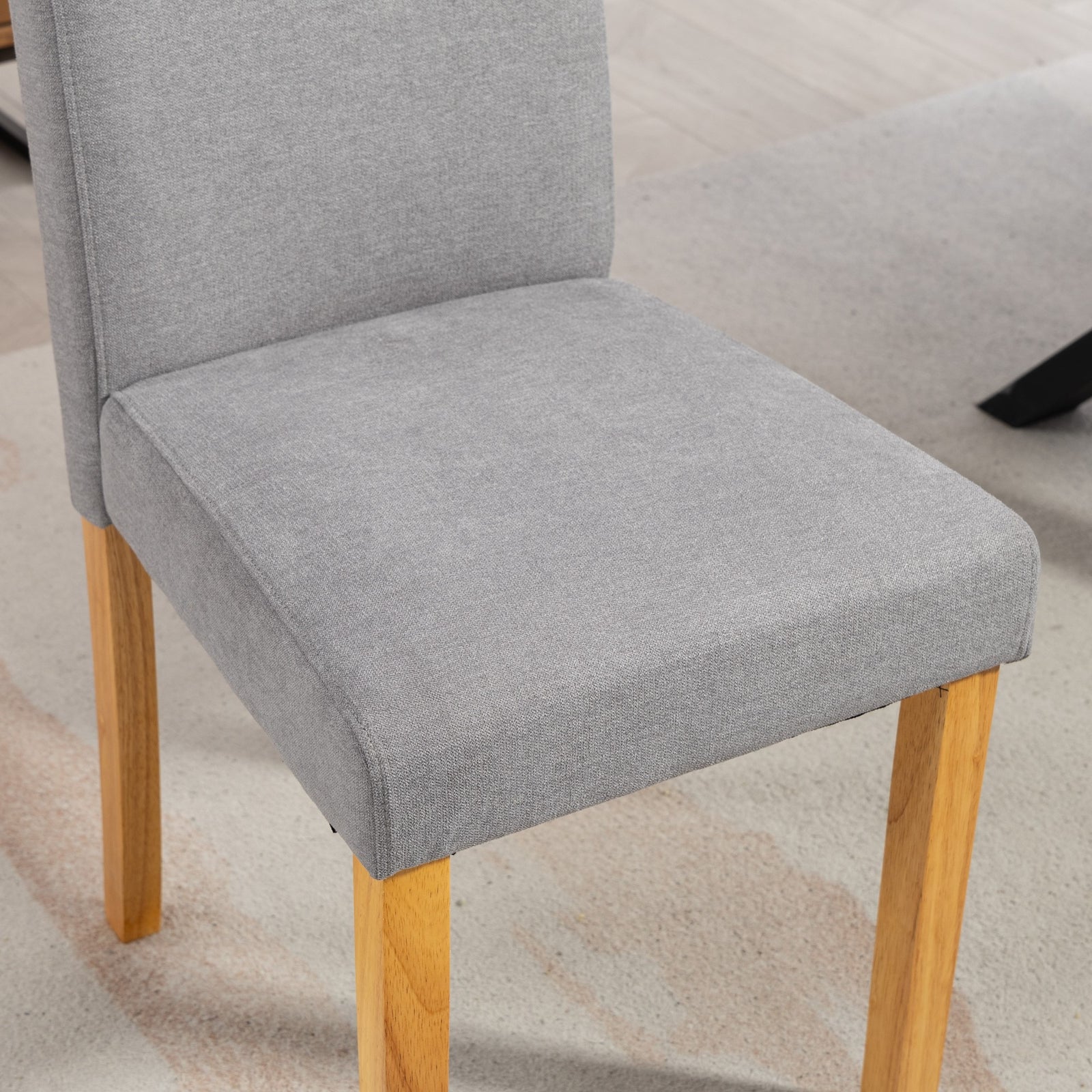 Almont Fabric Dining Chairs - Set Of 2 | Grey