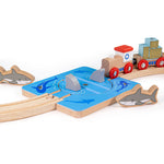 Shark Attack Turntable for Wooden Train Sets