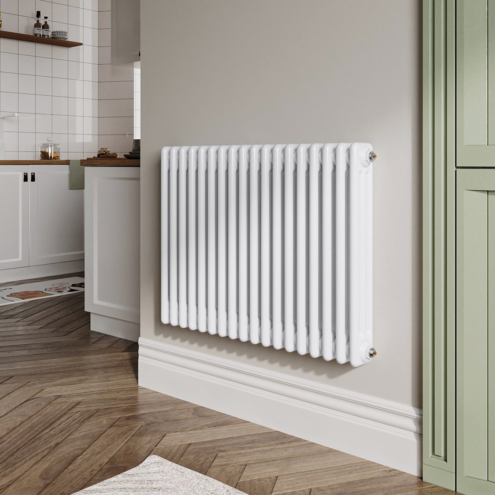 5036 Btu Horizontal 3 Column Radiator