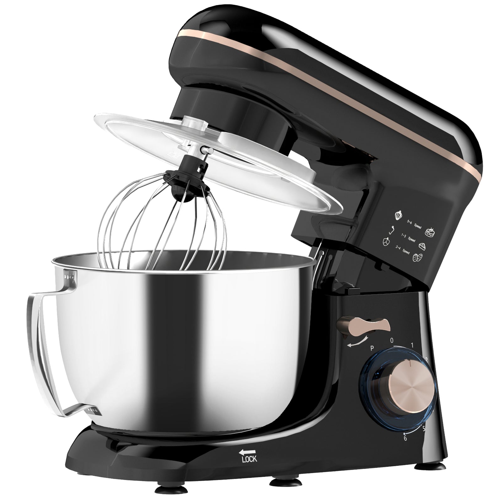Electric Stand Mixer 4.5l Food Mixer With Dough Hook | Black