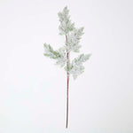 Artificial Snowy Christmas Pine Stem, 27 Cm