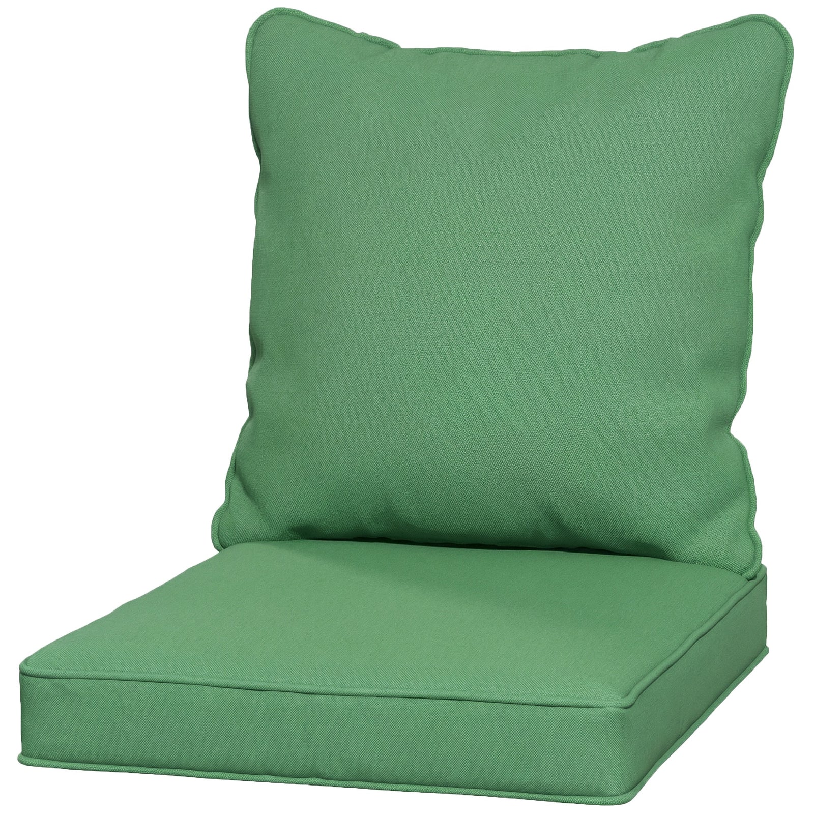 Cushion Set With Seat & Back Pad, Cushion Only | Green