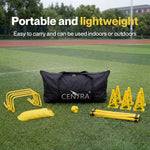 Centra Football Training Equipment Pro Agility Speed Ladder Cones Hurdle