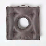Faux Suede Coccyx Armchair Cushion | 50cm x 50cm | Grey