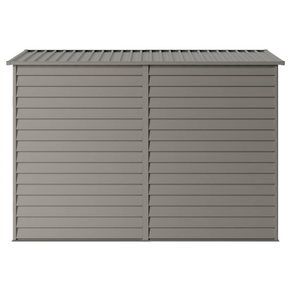 4.6 X 9ft Outdoor Metal Storage Shed Garden Tool Shed With Double Doors, 2 Vents & 4 Hooks