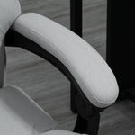 Microfibre Massage Office Chair Grey